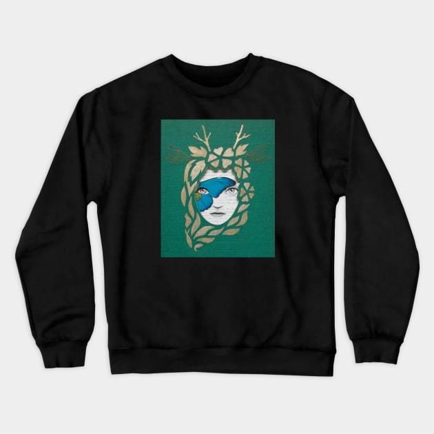 Mother's Watchful Eye Crewneck Sweatshirt by Valerie Savarie